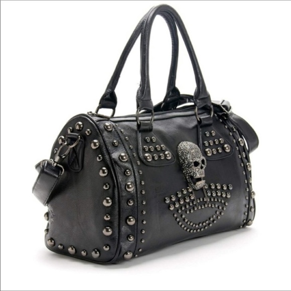 🆕️ Skull Handbag Large Capacity Gothic Style - Picture 1 of 8